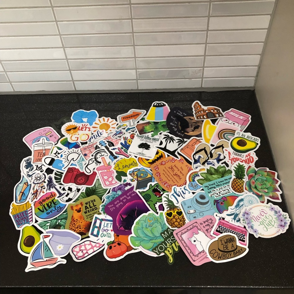 75+ misc. individual stickers
